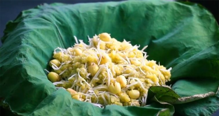 Xôi cốm hạt sen