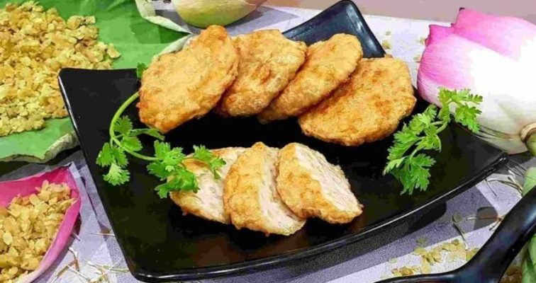 Chả cốm chiên