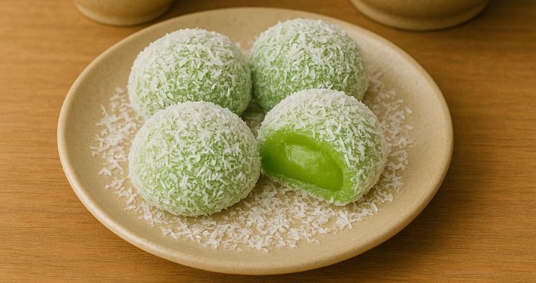 Bánh mochi cốm ngon