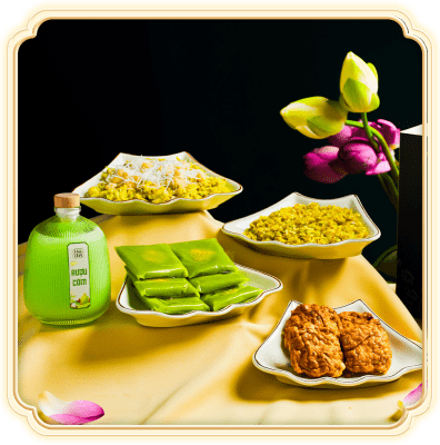 Hộp quà Ngũ Vị -Hộp quà biếu đặc sản