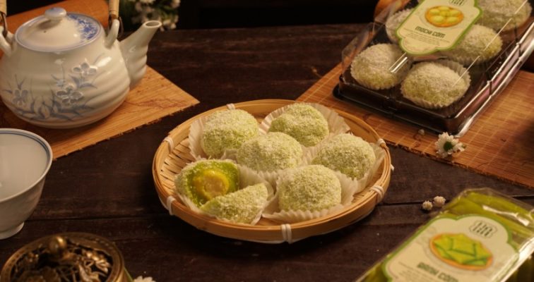Bánh mochi cốm ngon