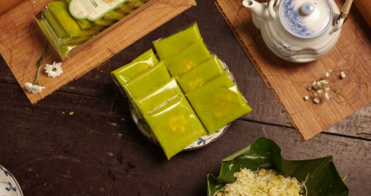 Bánh cốm dẻo thơm