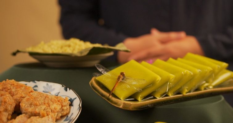 Bánh cốm Hà Nội chuẩn vị