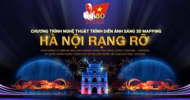 3D Mapping Tháp Rùa