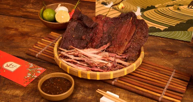 Thịt lợn gác bếp nhà Đỗ Gia 1