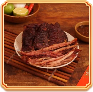 thịt lợn gác bếp