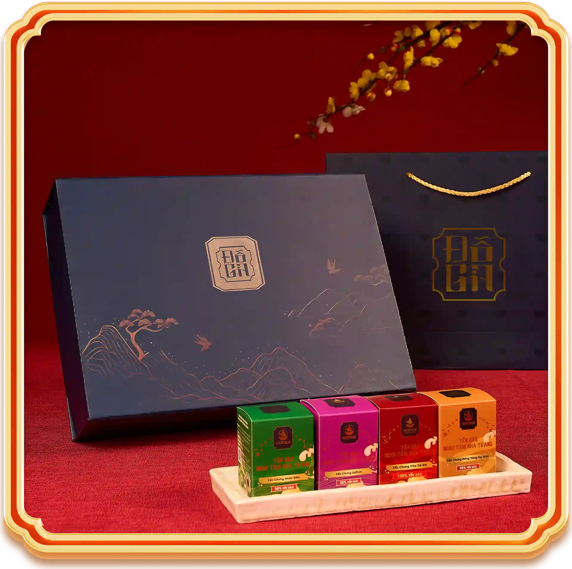 hộp quà tết yến sào tân bảo