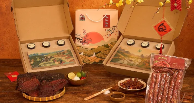 Hộp quà tết Tây Bắc