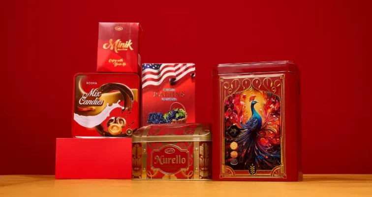 Hộp bánh kẹo trong set quà Đỗ Gia 1