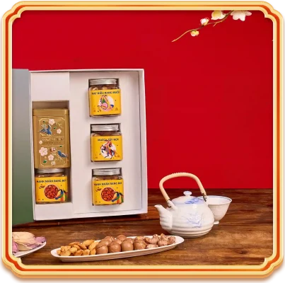 set quà hạt dinh dưỡng ngũ lộc trao xuân