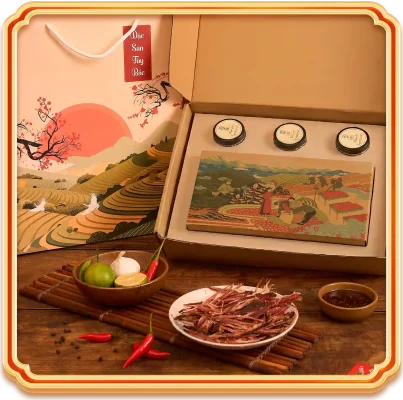 hộp quà tết đặc sản tây bắc xuân ngàn