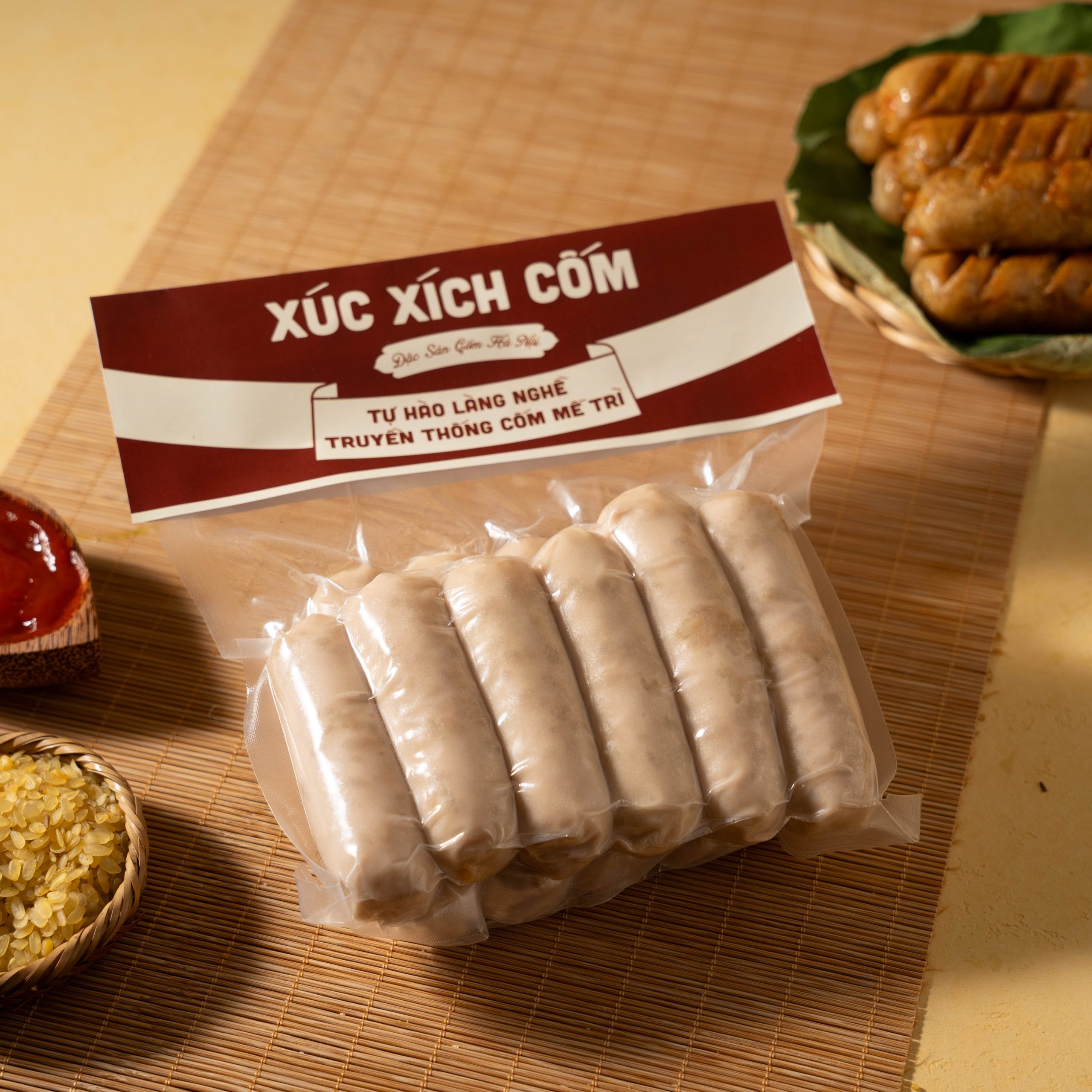 Xúc xích cốm